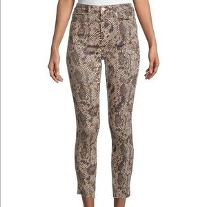 Free People Printed Jeans